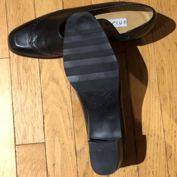 Women's Black Leather Unisa Dress Shoes - Picture 4 of 9